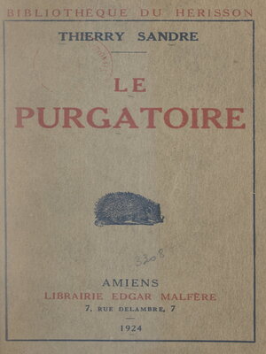 cover image of Le purgatoire